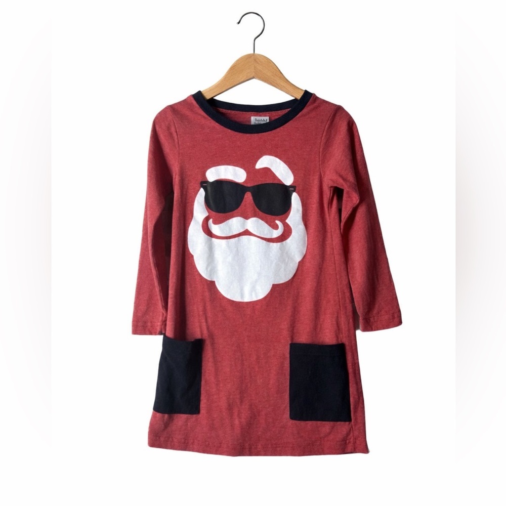 Red Santa Graphic Kids Shirt by Urban Smalls. Size 4. Great Condition